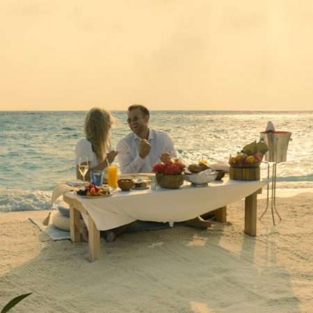 Beach Bliss Breakfast at Hurawalhi Maldives
